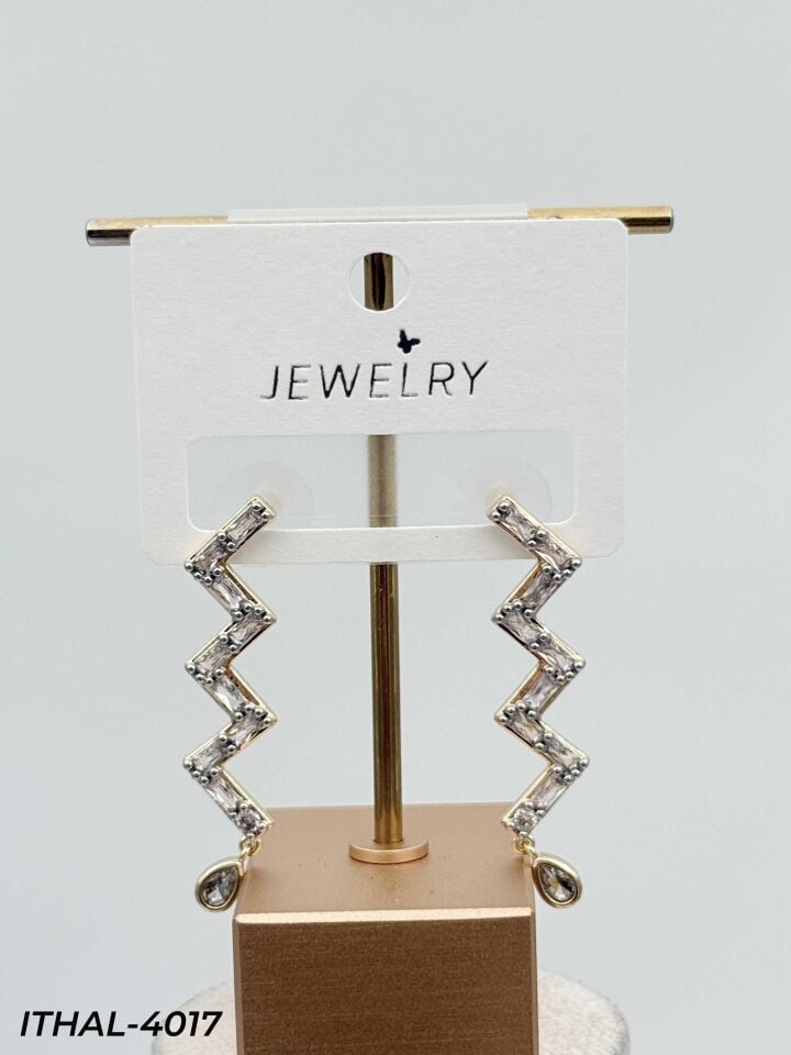 14K Zirkon Küpe // ITHAL-4017