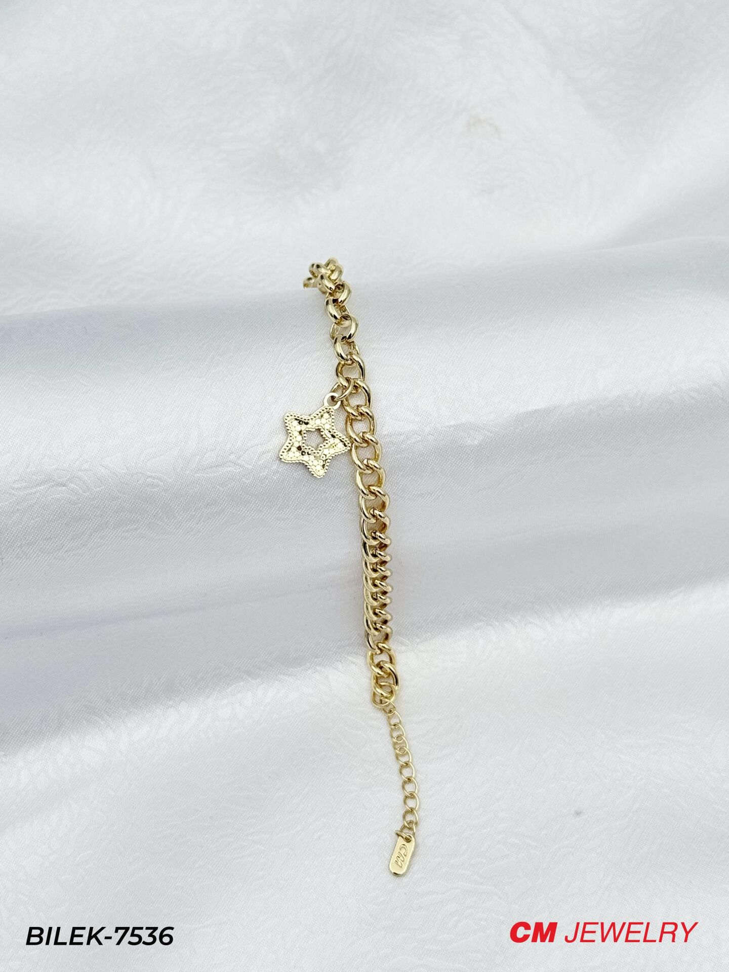 14K CM Bileklik // BILEK-7536