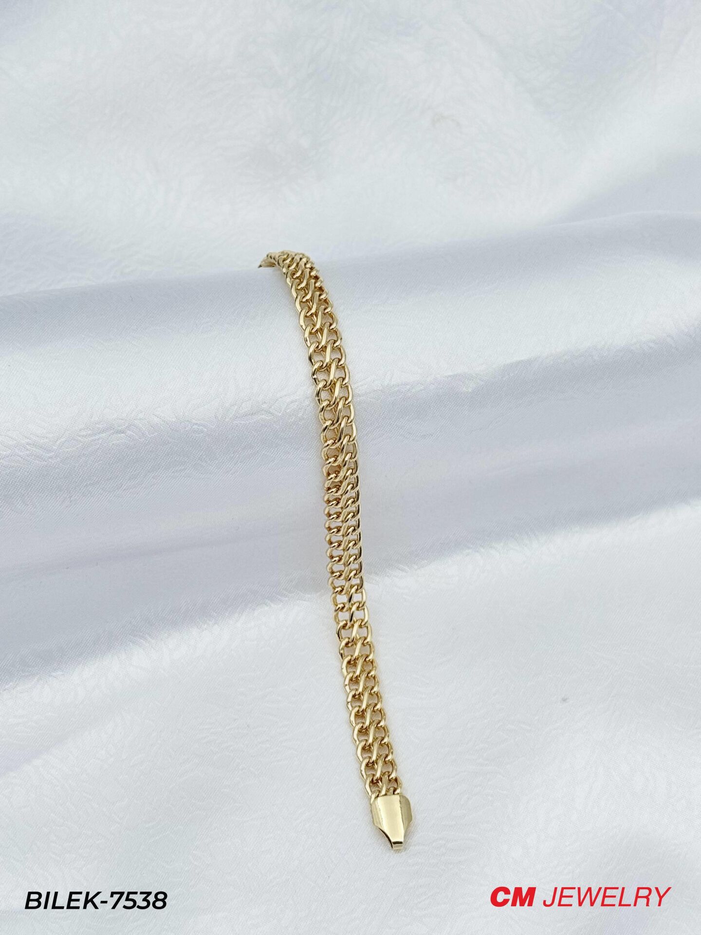 14K CM Bileklik // BILEK-7538