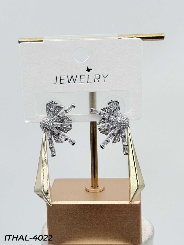 14K Zirkon Küpe // ITHAL-4022