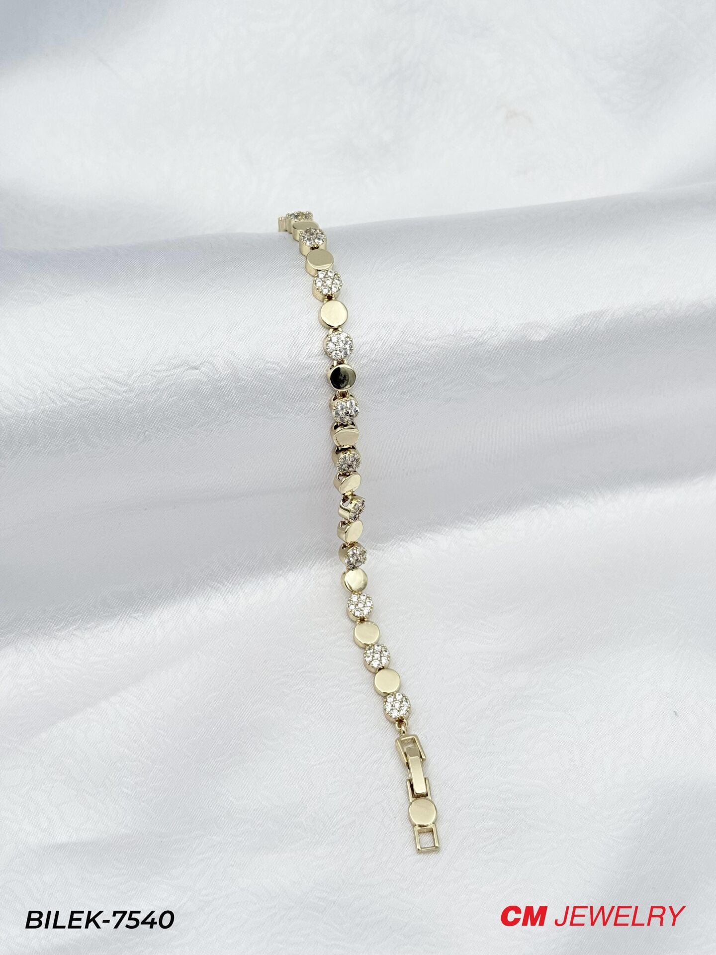 14K CM Bileklik // BILEK-7540