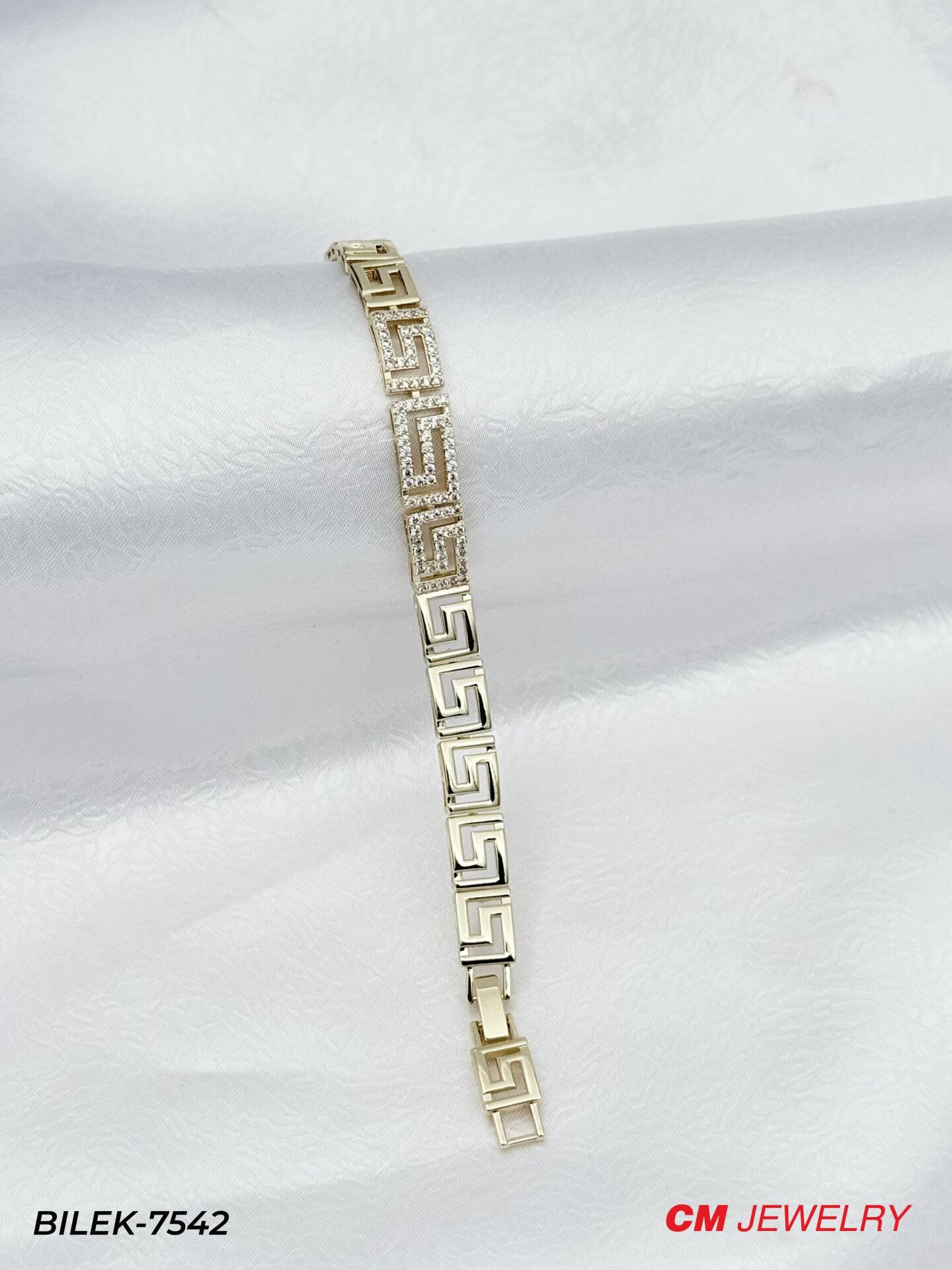 14K CM Bileklik // BILEK-7542