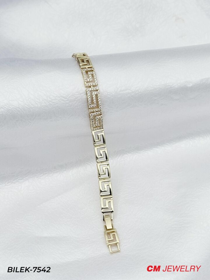 14K CM Bileklik // BILEK-7542