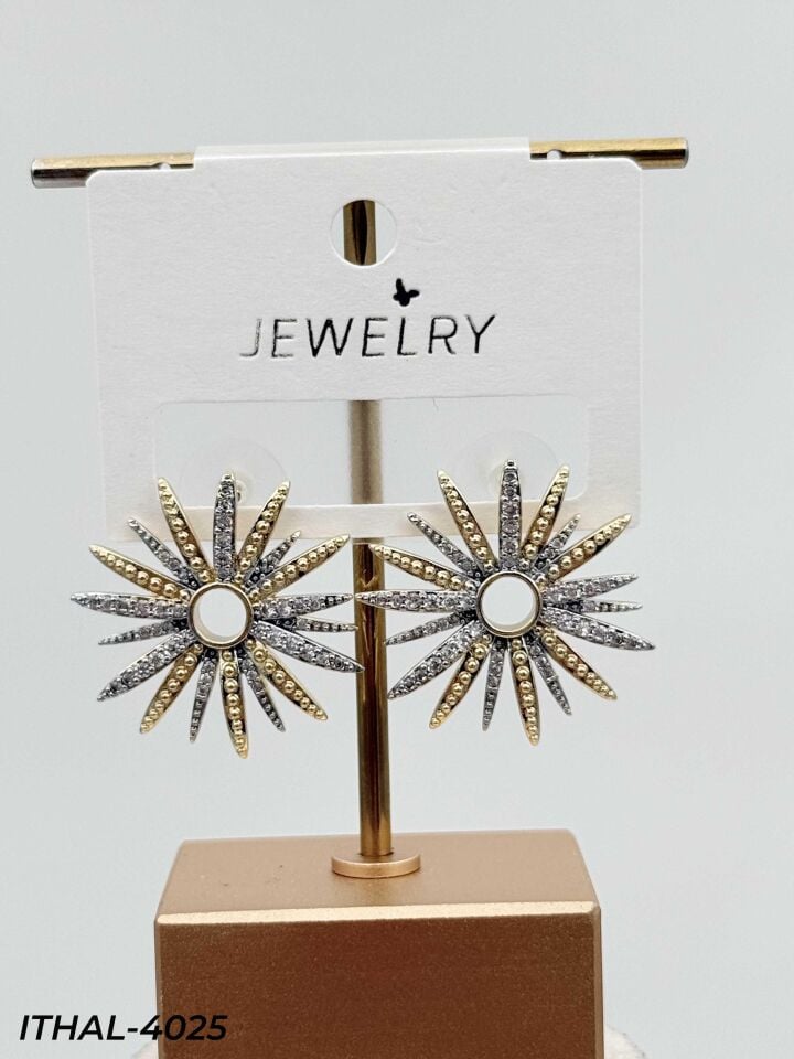 14K Zirkon Küpe // ITHAL-4025