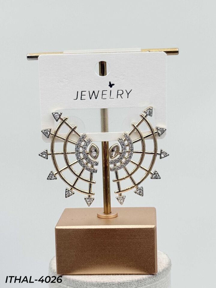 14K Zirkon Küpe // ITHAL-4026