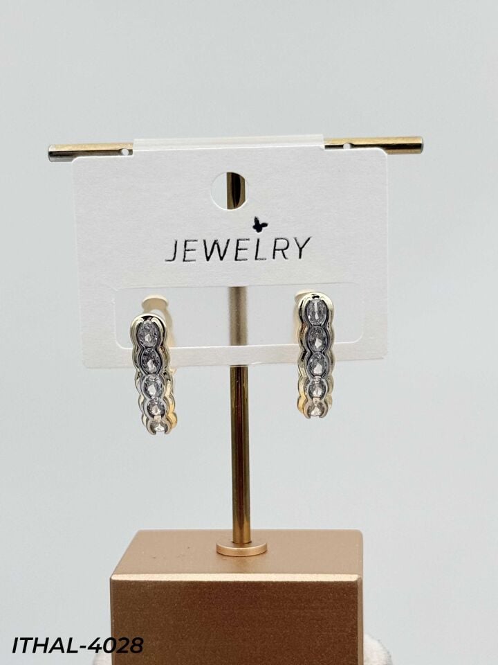 14K Zirkon Küpe // ITHAL-4028