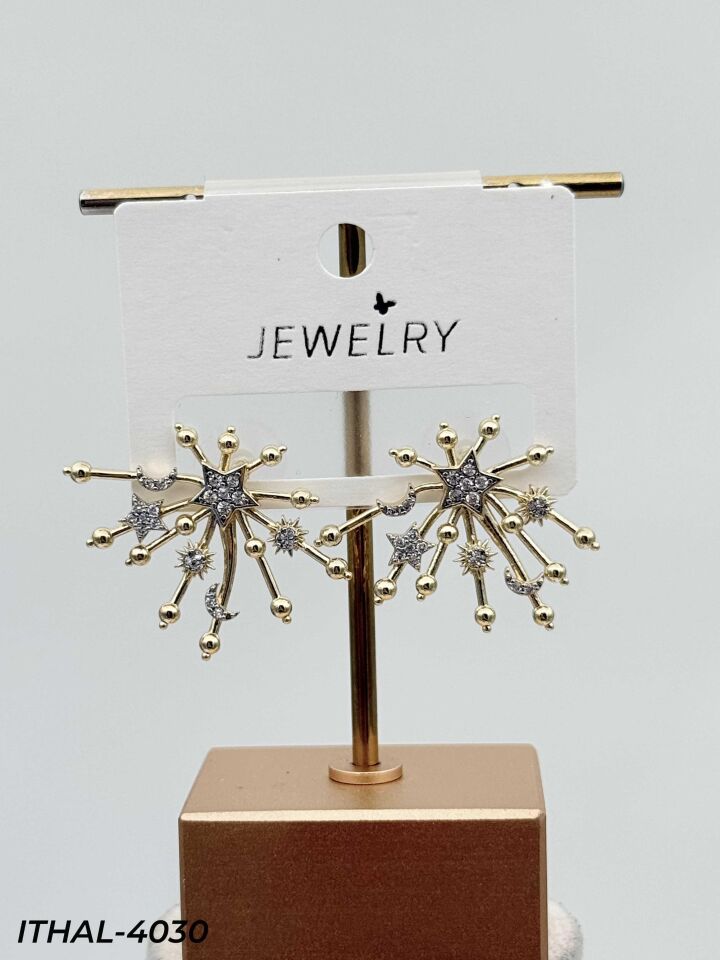 14K Zirkon Küpe // ITHAL-4030