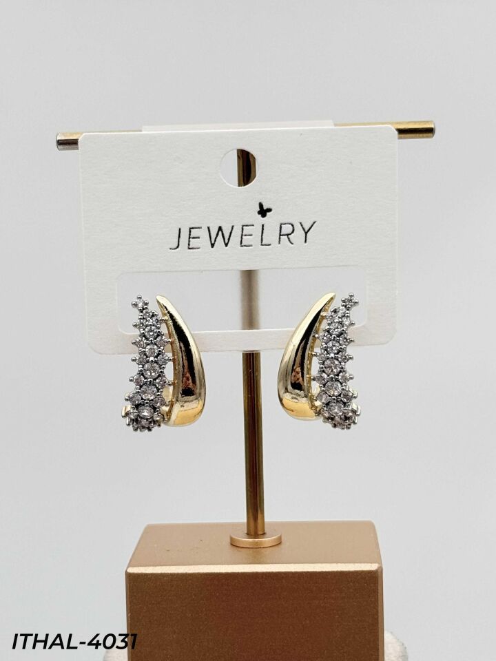 14K Zirkon Küpe // ITHAL-4031