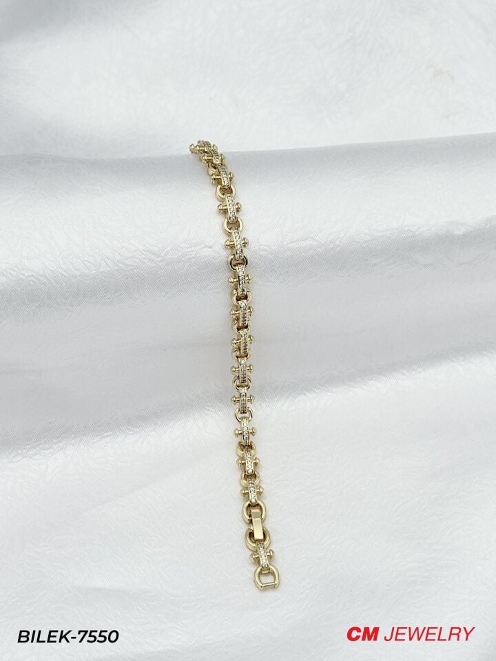14K CM Bileklik // BILEK-7550