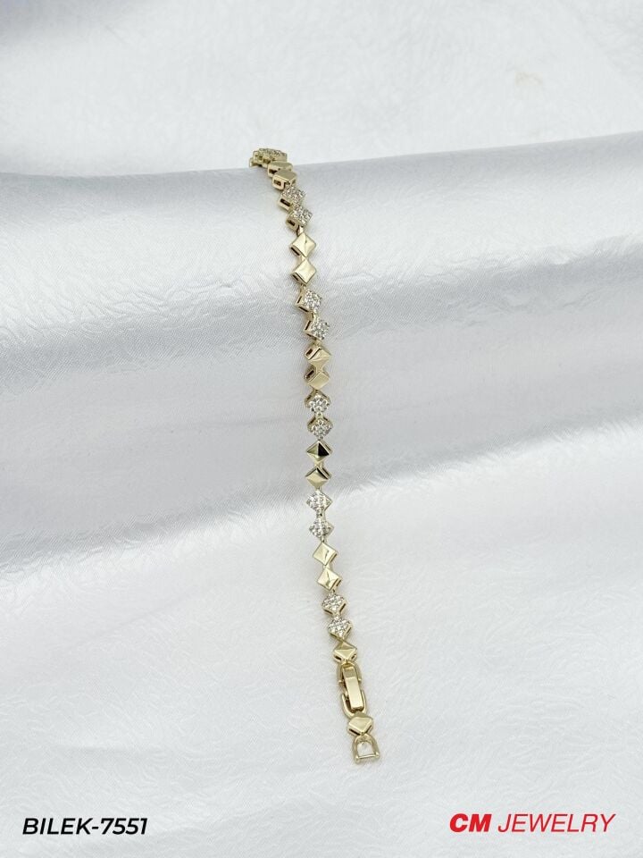 14K CM Bileklik // BILEK-7551