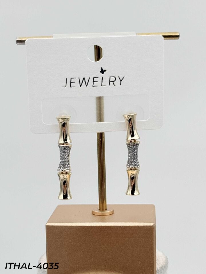 14K Zirkon Küpe // ITHAL-4035