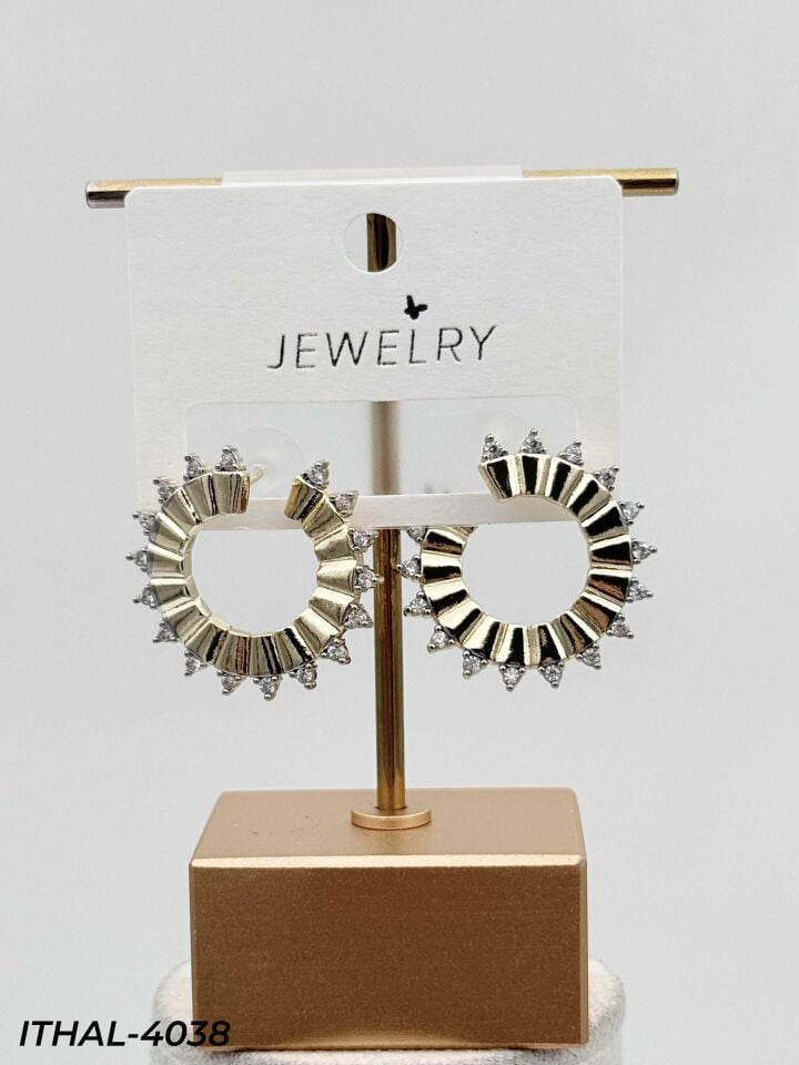 14K Zirkon Küpe // ITHAL-4038