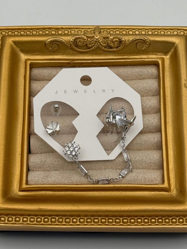 EARCUFF Kıkırdak Set Küpe // EAR-769