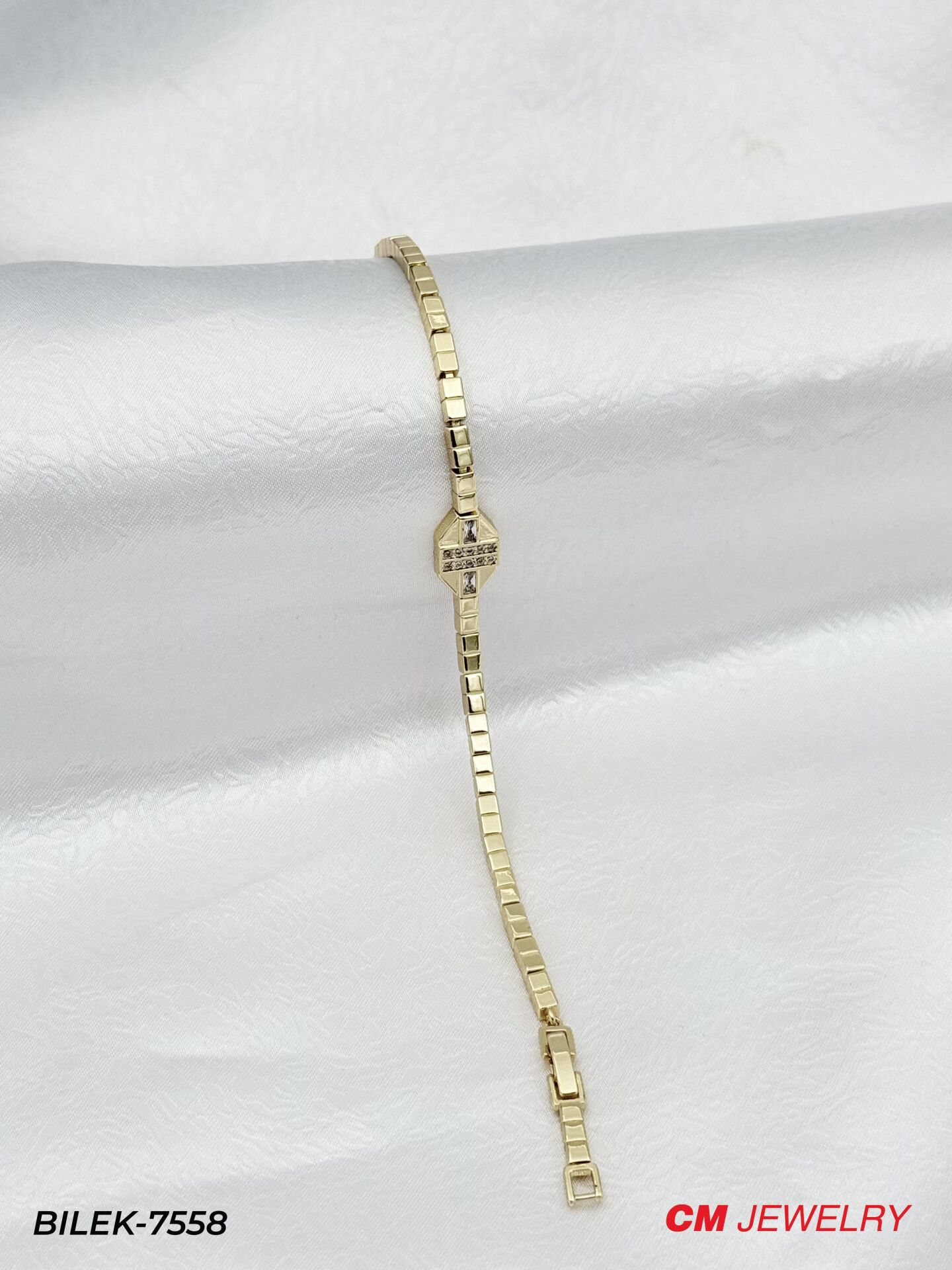 14K CM Bileklik // BILEK-7558