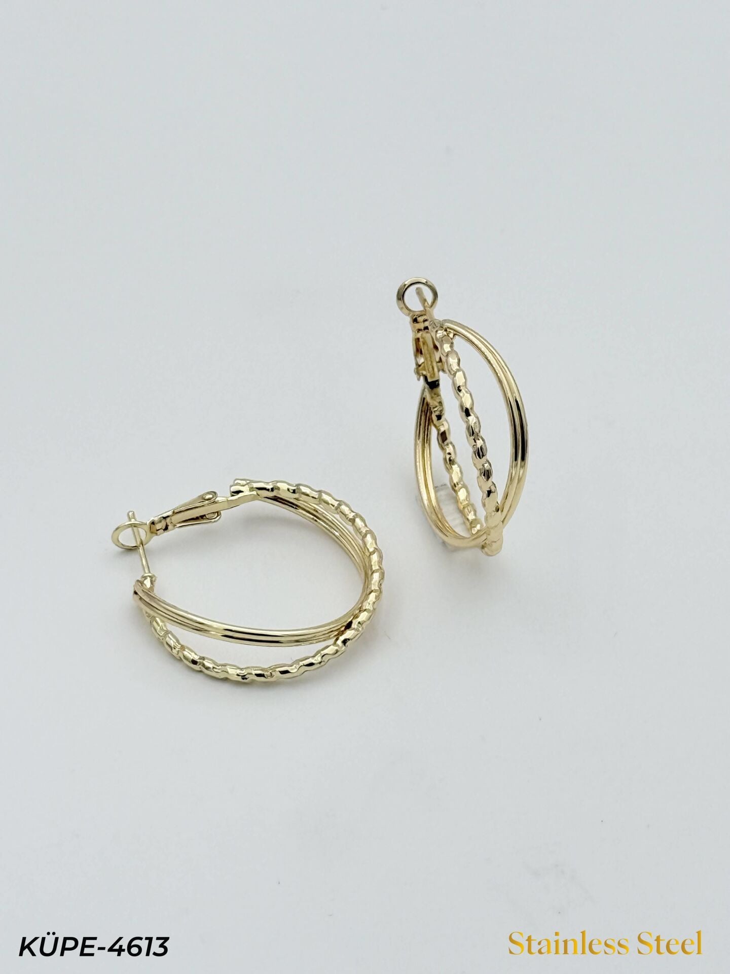 Çelik Halka Küpe // KÜPE-4613
