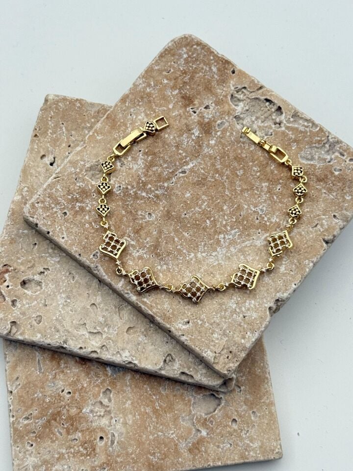 14K CM Bileklik // BILEK-5820