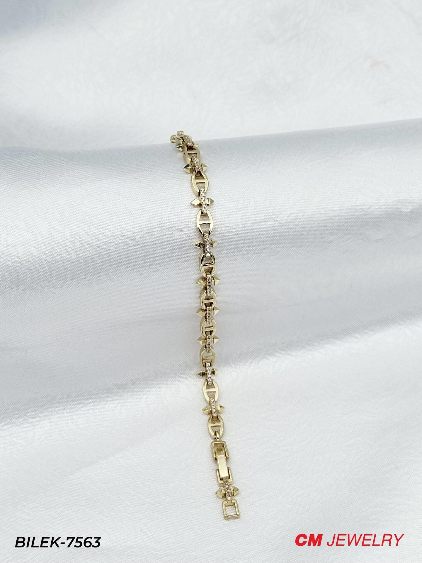 14K CM Bileklik // BILEK-7563