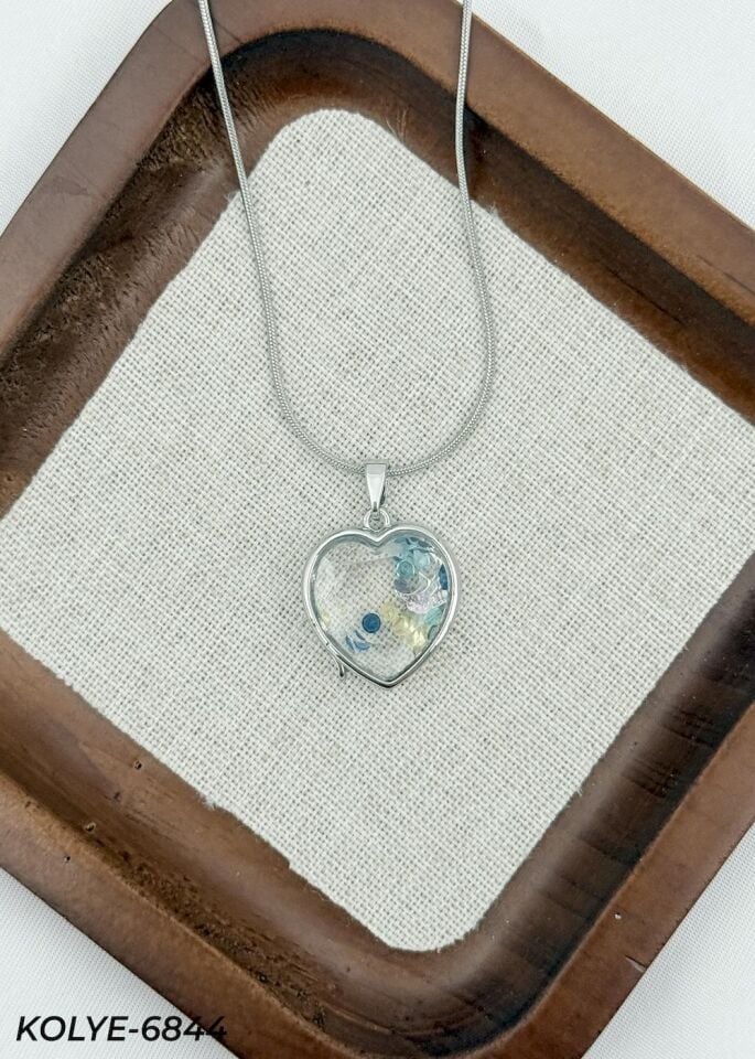 Çelik Açılabilen Tasarım Kolye 45cm // KOLYE-6844