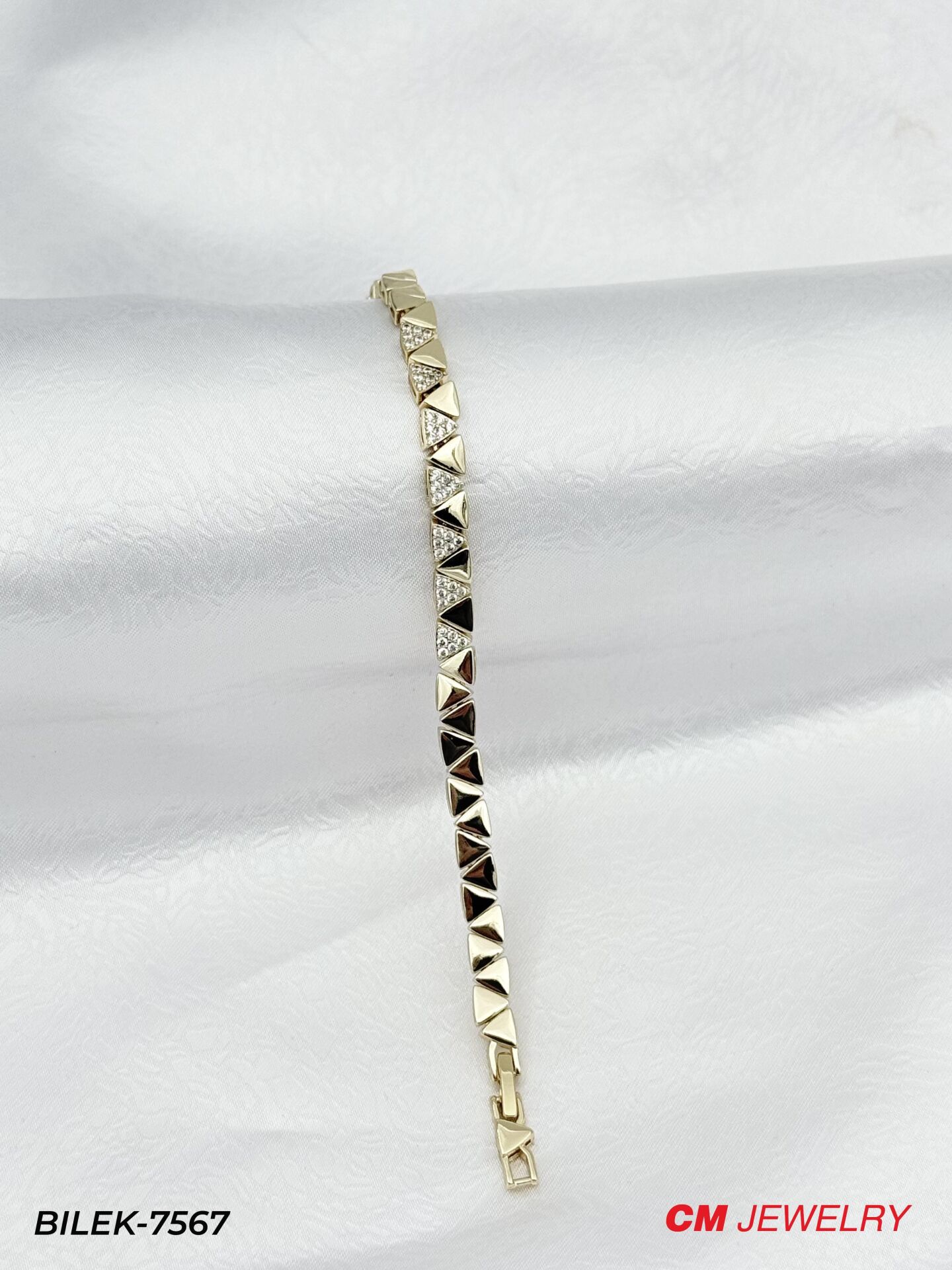 14K CM Bileklik // BILEK-7567