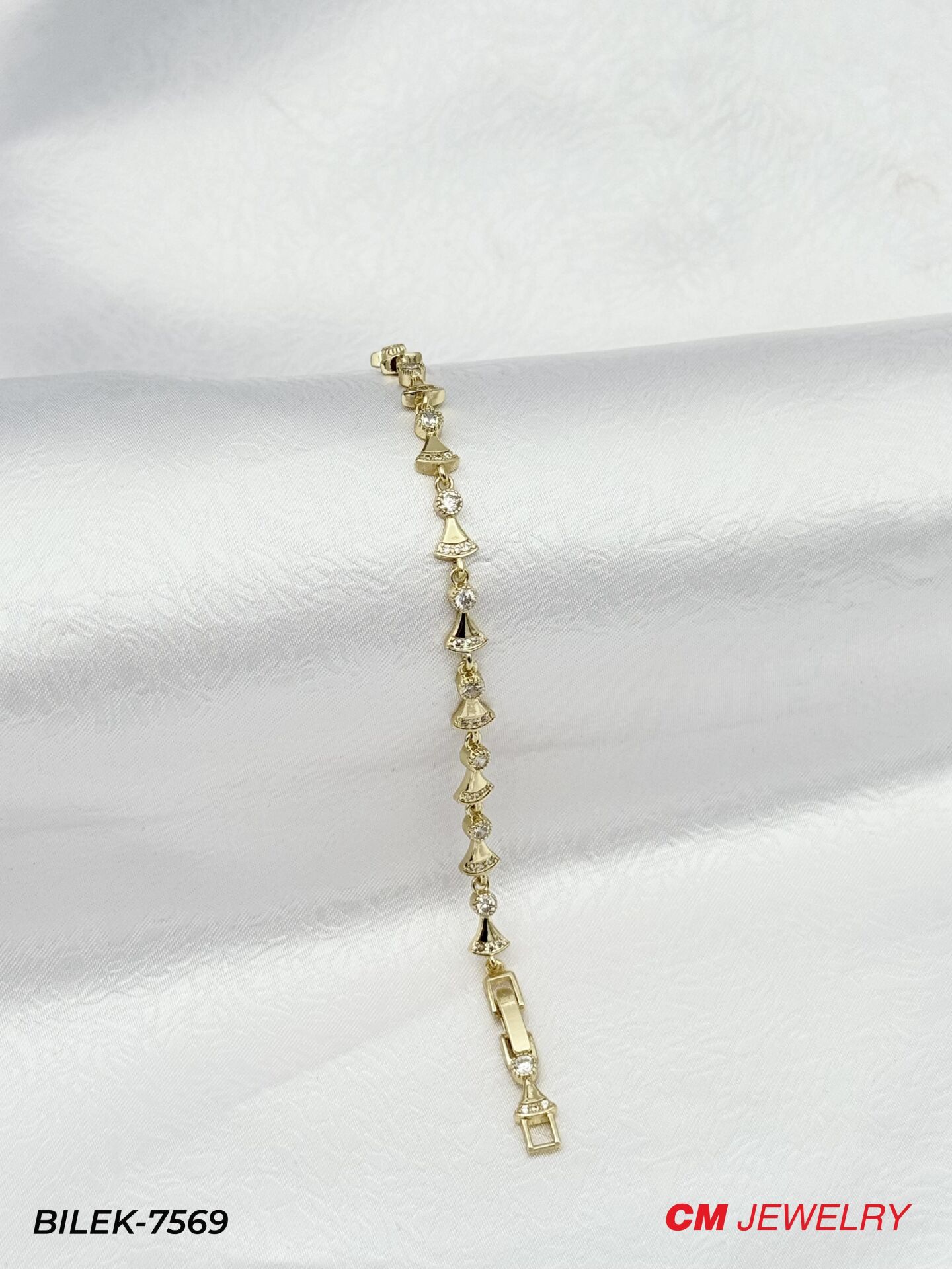 14K CM Bileklik // BILEK-7569