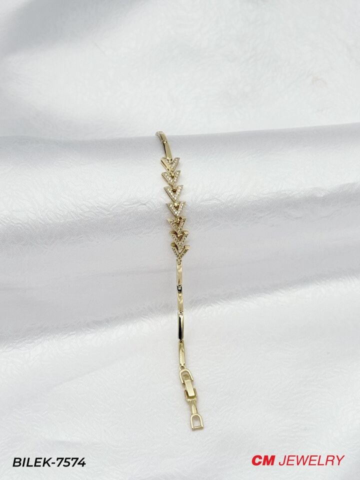 14K CM Bileklik // BILEK-7574