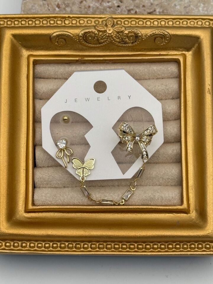 EARCUFF Kıkırdak Set Küpe // EAR-790