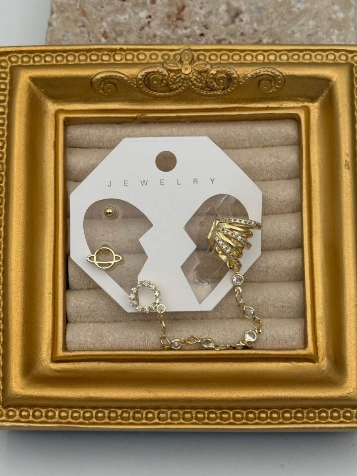 EARCUFF Kıkırdak Set Küpe // EAR-791