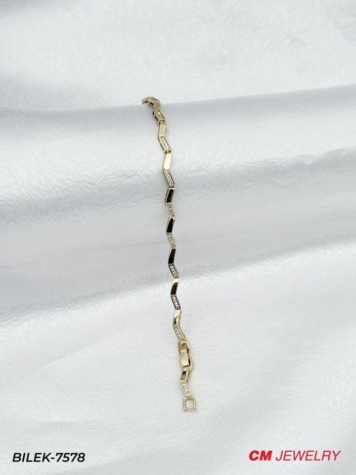 14K CM Bileklik // BILEK-7578