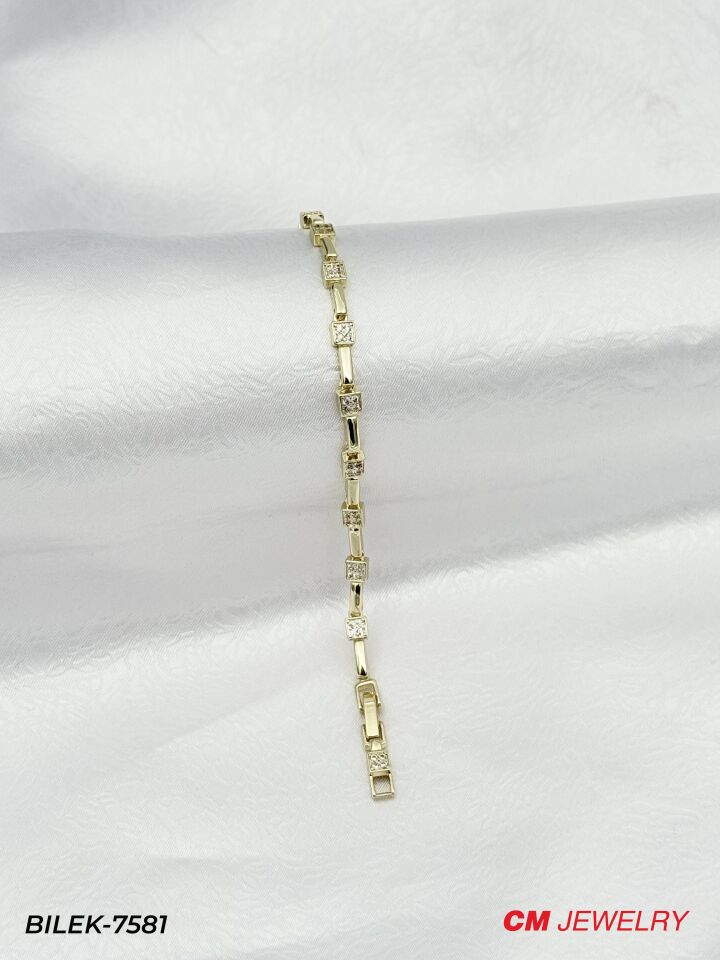 14K CM Bileklik // BILEK-7581