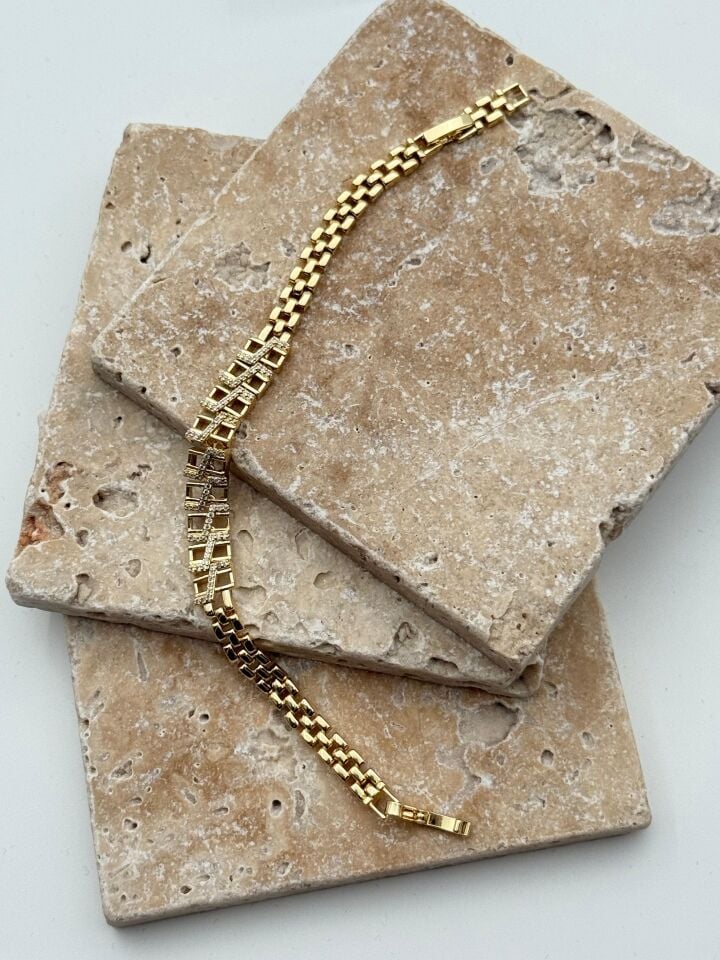 14K CM Bileklik // BILEK-5847