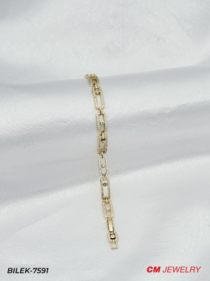 14K CM Bileklik // BILEK-7591
