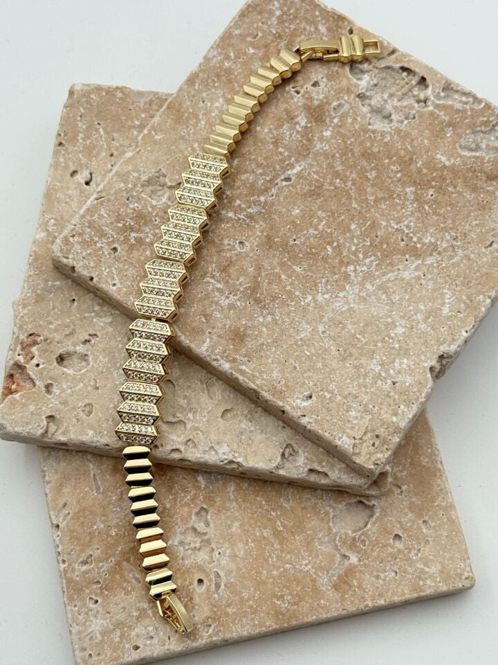 14K CM Bileklik // BILEK-5851