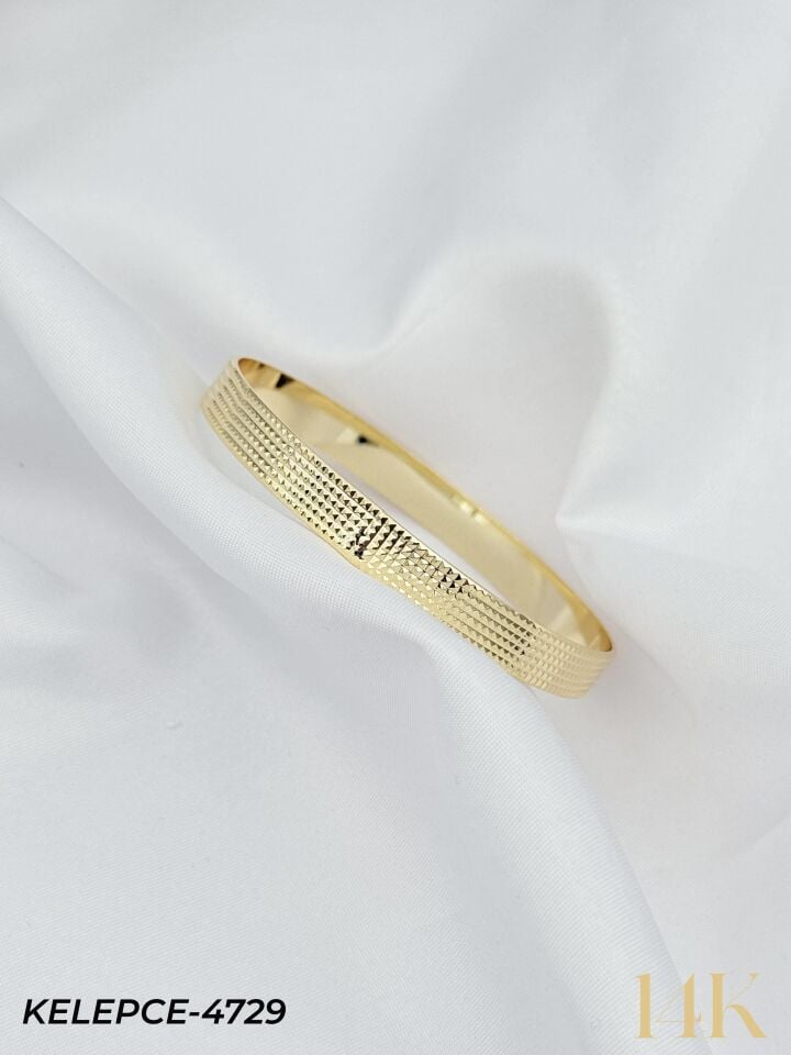 14K Bilezik (Tekli Satılmaktadır) 6.5 Boy // KELEPCE-4729