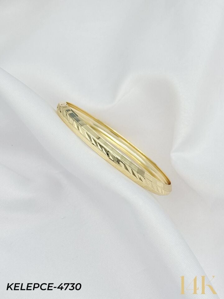 14K Bilezik (Tekli Satılmaktadır) 6.0 Boy // KELEPCE-4730