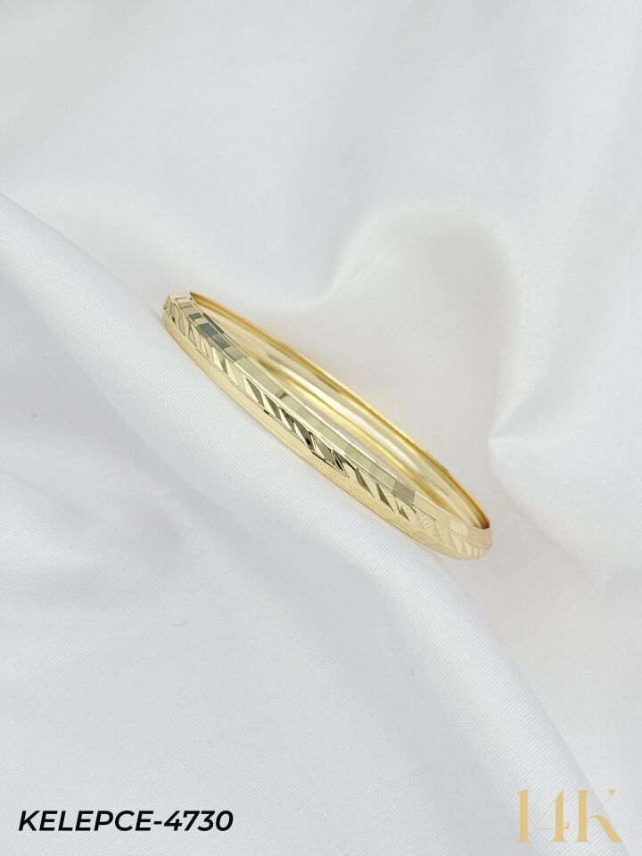 14K Bilezik (Tekli Satılmaktadır) 6.0 Boy // KELEPCE-4730