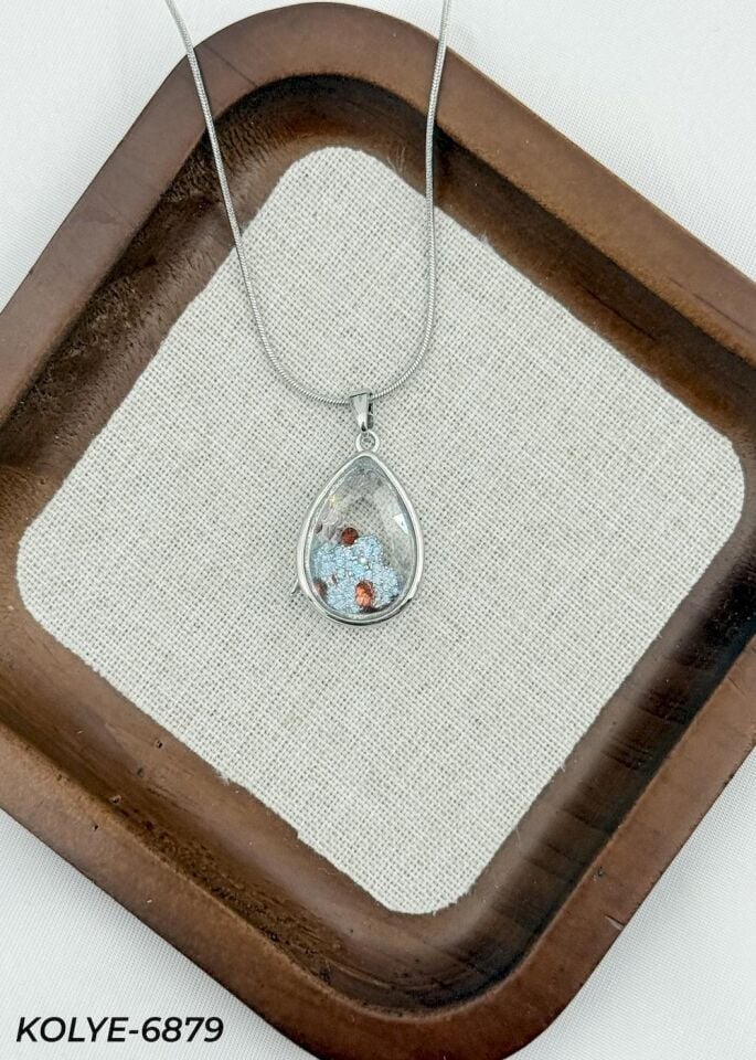 Çelik Açılabilen Tasarım Kolye 45cm // KOLYE-6879