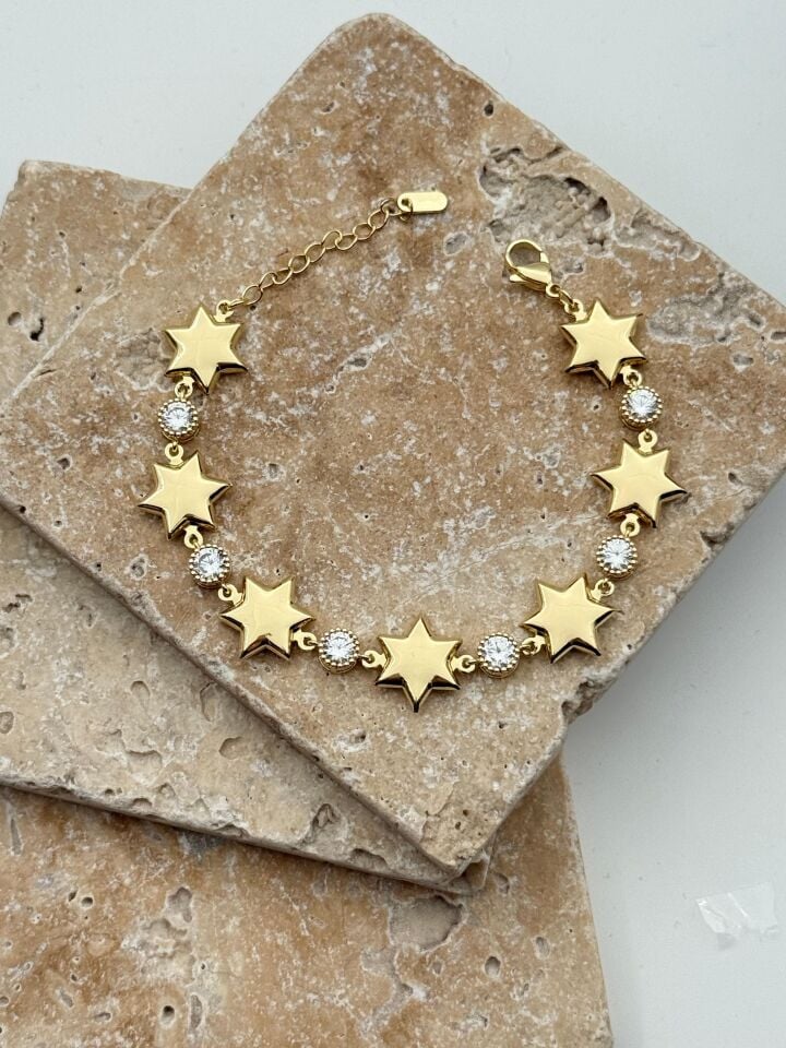 14K CM Bileklik // BILEK-5856