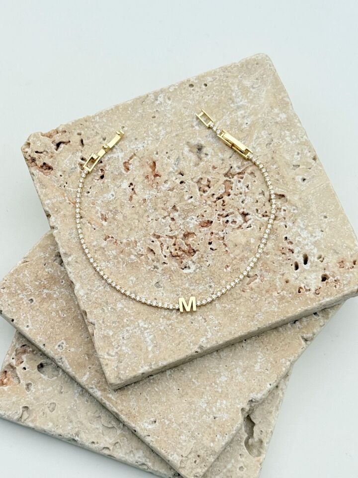 Su yolu Harf Bileklik // BILEK-6042