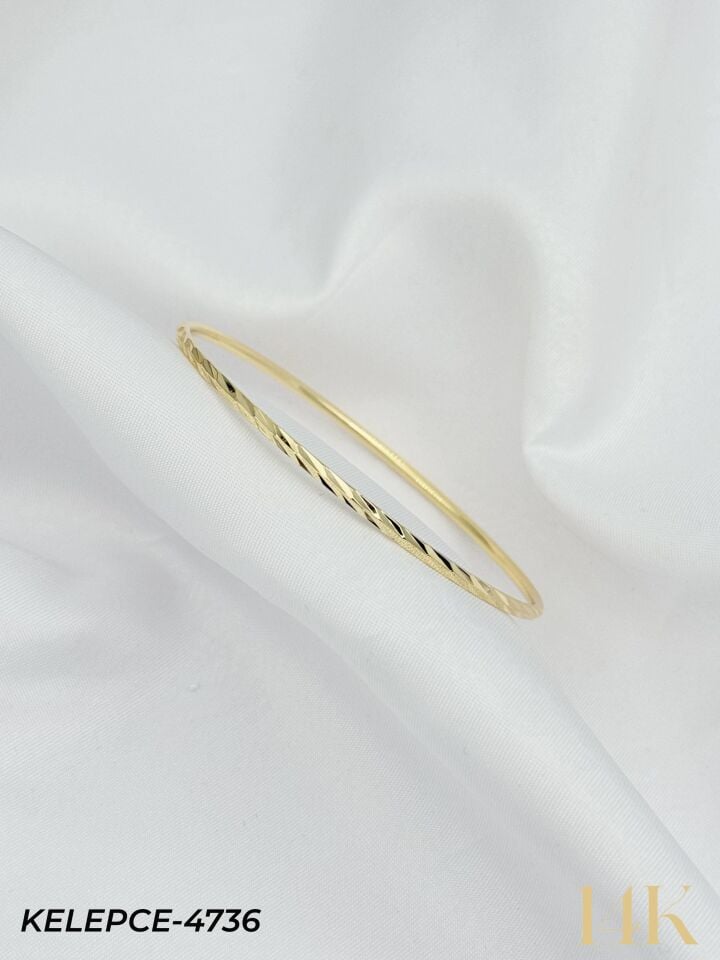 14K Bilezik (Tekli Satılmaktadır) 6.0 Boy // KELEPCE-4736