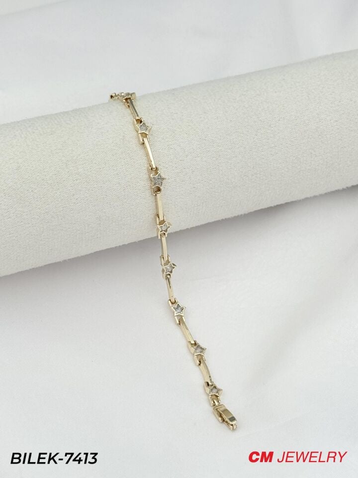 14K CM Bileklik // BILEK-7413