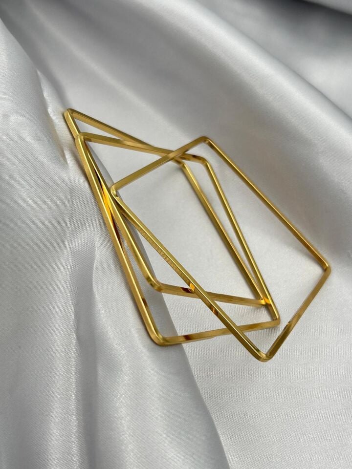 Çelik Kare Ajda Bilezik 6.5 Boy (3'lü satılmaktadır)