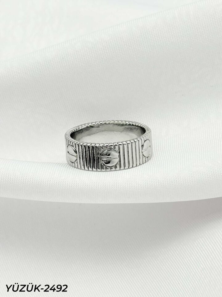 Çelik Yüzük (No:7) // YÜZÜK-2492
