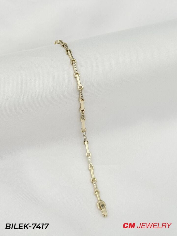 14K CM Bileklik // BILEK-7417