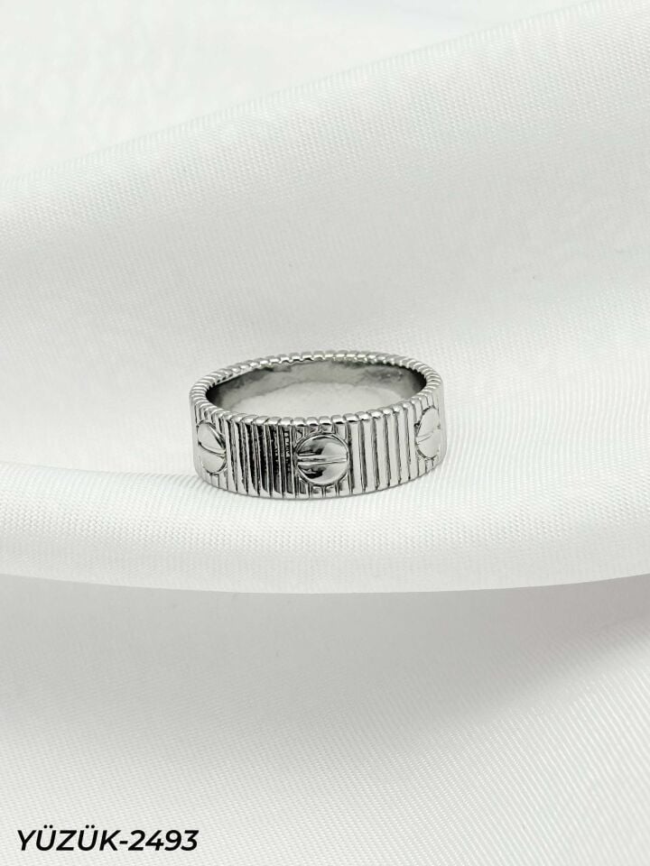 Çelik Yüzük (No:8) // YÜZÜK-2493