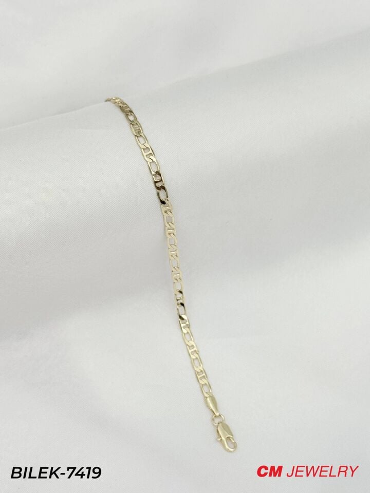 14K CM Bileklik // BILEK-7419