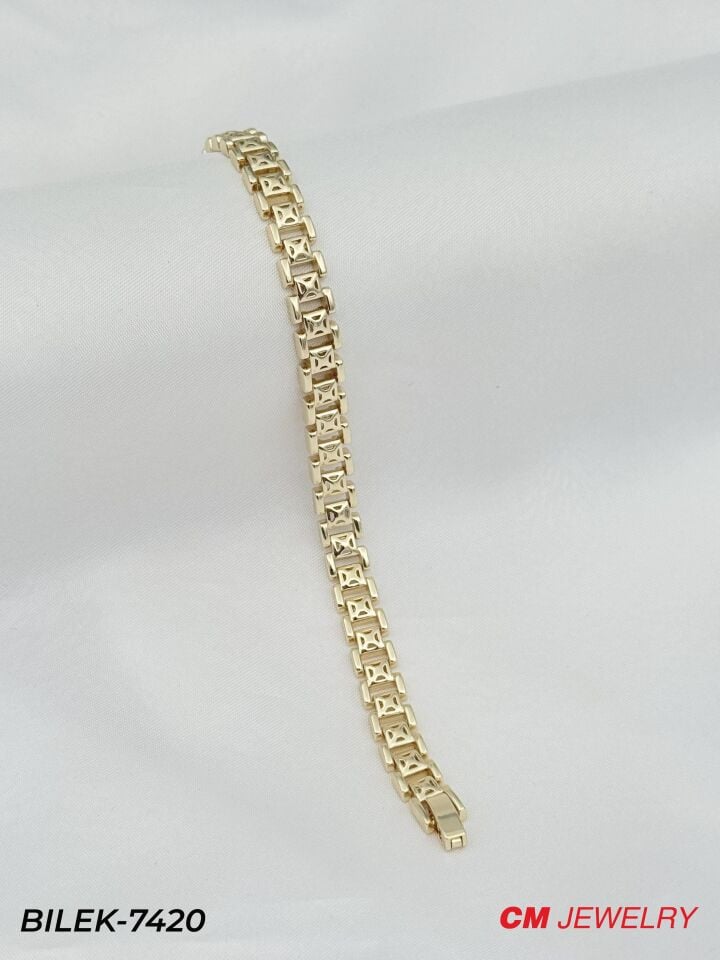 14K CM Bileklik // BILEK-7420