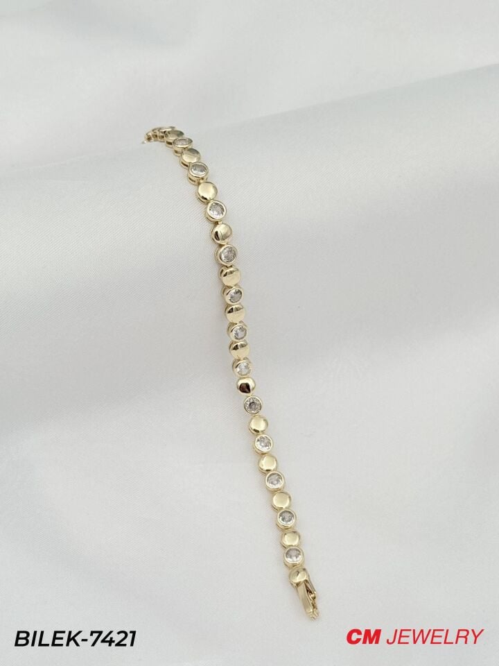 14K CM Bileklik // BILEK-7421