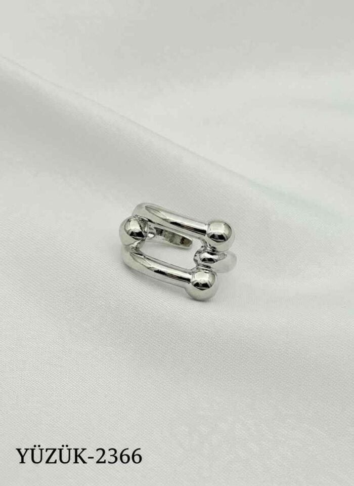 Çelik Vintage Yüzük (Ayarlanabilir) // YÜZÜK-2366