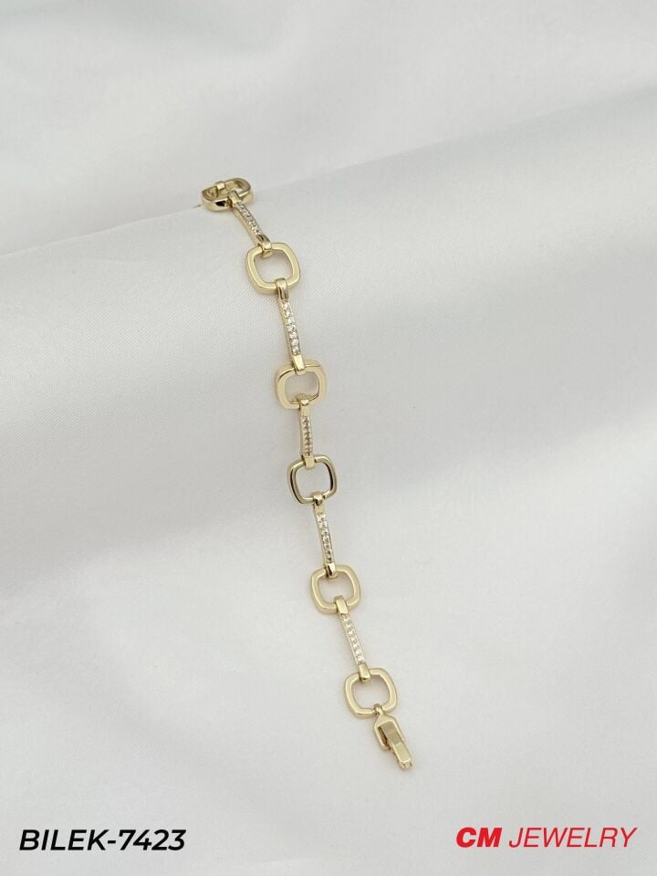 14K CM Bileklik // BILEK-7423