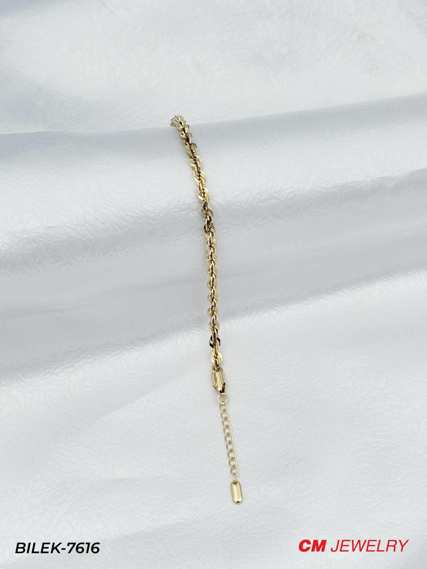 14K CM Bileklik // BILEK-7616